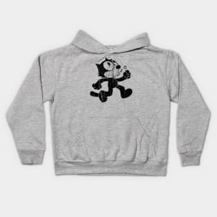 Felix The Cat - Retro Faded Design Kids Hoodie